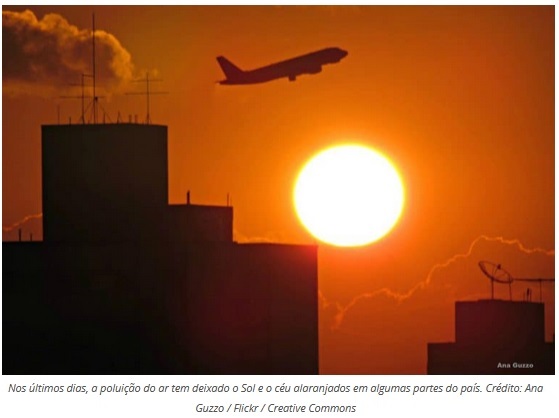 Sol laranja e Lua vermelha: apesar de lindos, esses efeitos so um mau sinal